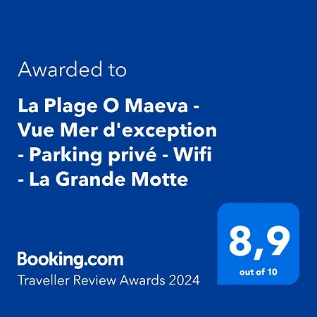La O Maeva - Vue D'exception - Parking Prive - Wifi - Motte